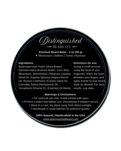 Beard Balm Ingredients and Directions
