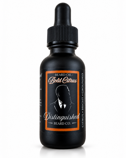 Distinguished Beard Co. Beard oil – Bold Citrus