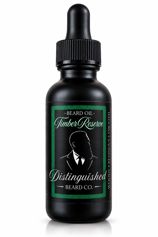 Distinguished Beard Co. Beard oil – Timber Reserve